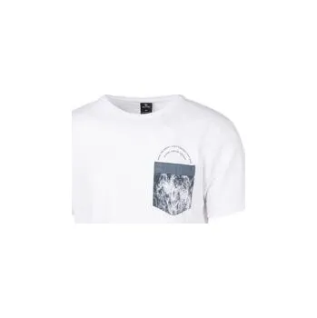 Pánské tričko Tričko Rip Curl ULT POCKET SS TEE Optical White velikost L