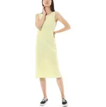 šaty Vans MINI CHECK MIDI DRESS Lemon Tonic velikost L