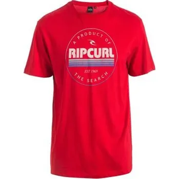 Pánské tričko Tričko Rip Curl STYLE MASTER TEE Baton Red velikost M