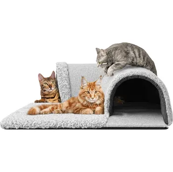 Pelíšek pro psa Podložka pro psa Doggy šedá obdélníková 70 cm x 70 cm x 23 cm