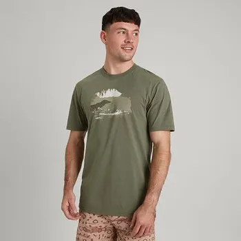 Pánské tričko Tričko Kathmandu MAN CAVE MNS S/S TEE O4V-Beech velikost L