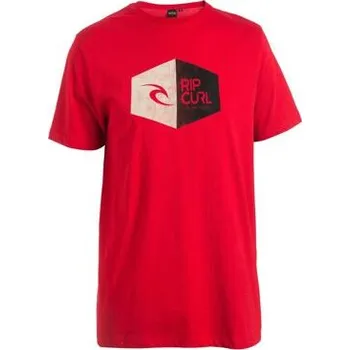 Pánské tričko Tričko Rip Curl 3D ICON TEE Baton Red velikost L