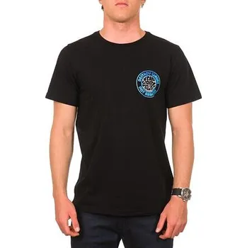 Tričko Rip Curl DESTROY WAVES TEE Black velikost L