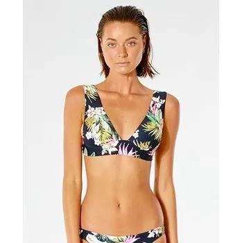 Dámské plavky Plavky Rip Curl ON THE COAST DEEP V Black velikost M