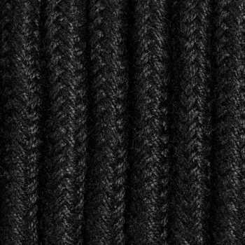 elektrický kabel Černý kabel v mohérovém opletu M10 2X0,75