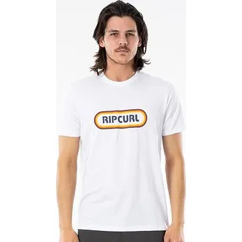Pánská móda Tričko Rip Curl SURF REVIVAL HEY MUMA TEE Optical White velikost S