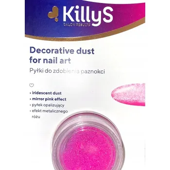 Přípravek na nehty KILLYS třpytky na nehty holo pink 02