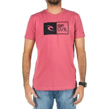 Pánské tričko Tričko Rip Curl RIPAWATU S/S TEE Slate Rose velikost L