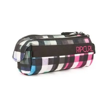 Kabelka Kabelka Rip Curl CHECK DOUBLE PENCIL CASE Solid Black velikost O/S