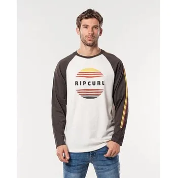 Pánské oblečení Tričko Rip Curl MAMA SUNSET L/S TEE Bone velikost S