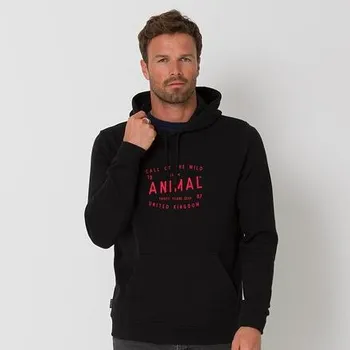 Pánská mikina Mikina Animal WILD Black velikost XL