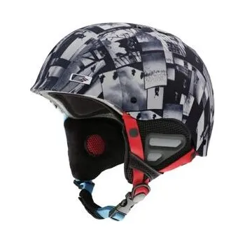 Cyklistická přilba Helma Smith HOLT JUNIOR Black/White Photog velikost YS