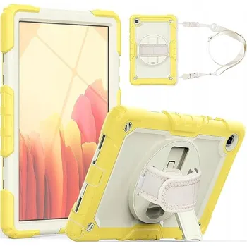 Pouzdro na mobilní telefon Pouzdro na iPad 10.2" 2021 s Držákem a Otočným Stojanem Žluté