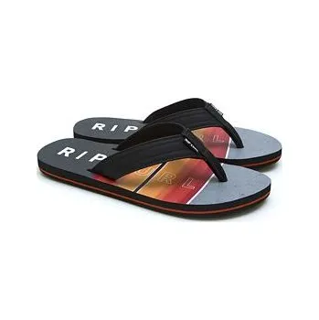 Pánské žabky žabky Rip Curl RIPPER Black/Orange/Bl velikost 47.0