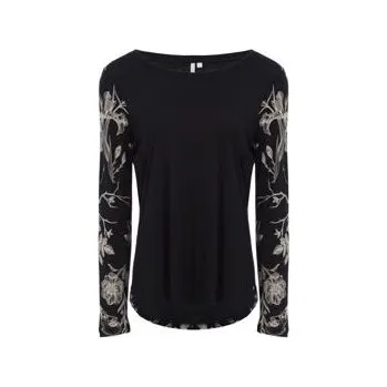 Dámské tričko Tričko Animal ILLUSION Black velikost 12