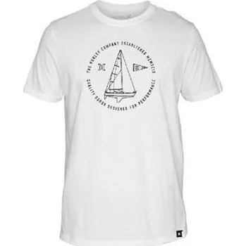 Pánské tričko Tričko Hurley JJF SAILING White velikost M