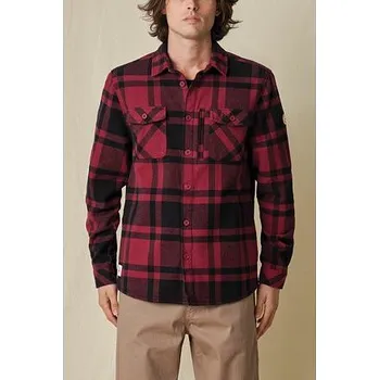 Pánská košile Košile Globe WANDERER SHACKET Rhubarb velikost XL