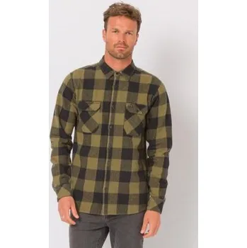 Pánská móda Košile Animal SHOVEL Dark Olive Green velikost XXL
