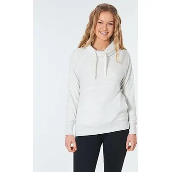 Pánské oblečení Mikina Rip Curl COSY FLEECE ROLL NECK White Marle velikost L