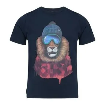 Tričko Animal BAWSOME Total Eclipse Navy velikost BS