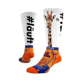 Dámské ponožky Ponožky LUFSOX LUF SOX Performance Ride Transform Giraffe velikost 35-39