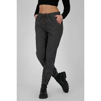 Dámské kalhoty Kalhoty Alife and Kickin ALICIAAK DNM A Black Denim velikost XL
