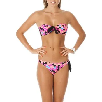 Dámské plavky Plavky Rip Curl KUTA BANDEAU SET Black velikost M