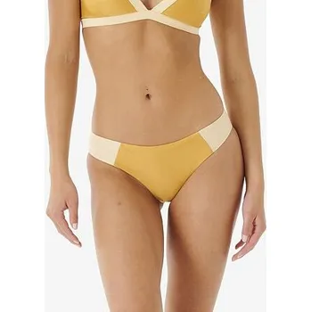 Dámská móda Plavky Rip Curl MIRAGE FULL PANT Gold velikost XS