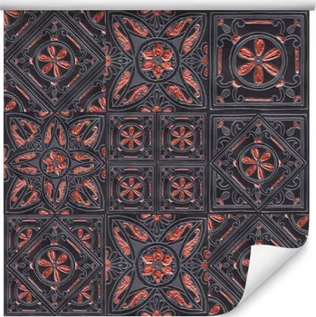 Tapeta Nástěnná tapeta do jídelny, imitace mozaiky