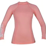 Lykra Hurley ONE & ONLY RASHGUARD L/S Pink Tint velikost S