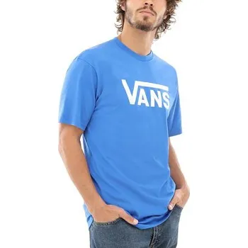 Pánská móda Tričko Vans VANS CLASSIC Royal/White velikost L