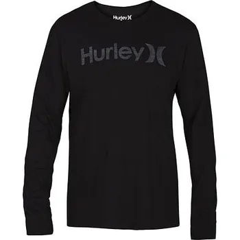Pánské tričko Tričko Hurley ONE&ONLY L/S Black velikost XL
