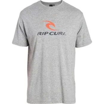Pánské oblečení Tričko Rip Curl CORP SS TEE Beton Marle velikost S