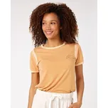 Tričko Rip Curl RINGER TEE Gold velikost L