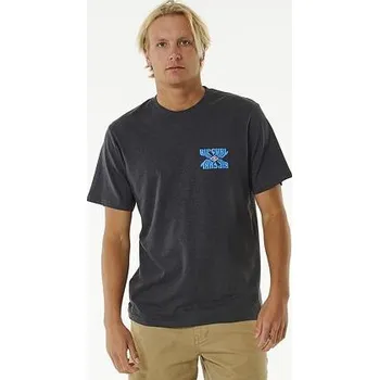 Pánské tričko Tričko Rip Curl SWC SOLAR TEE Washed Black velikost L