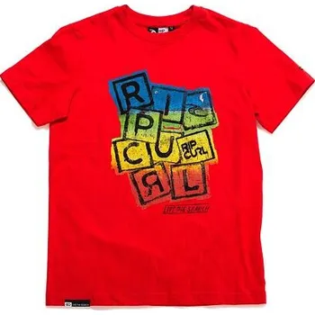 Tričko Rip Curl STAMPS SS TEE Poinsettia Red velikost 12