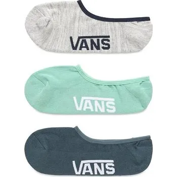Pánské ponožky Ponožky Vans CLASSIC SUPER NO SHOW (9.5-13, 3PK) Dusty Jade Green Assorted velikost O/S