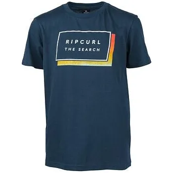 Pánské tričko Tričko Rip Curl UNTERTOWN FILTER SS TEE Navy velikost 12