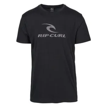 Pánské tričko Tričko Rip Curl PEAK ICON SS TEE Black velikost M