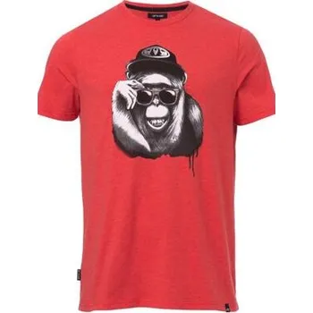 Pánské tričko Tričko Animal LOKO Volcano Red Marl velikost XL