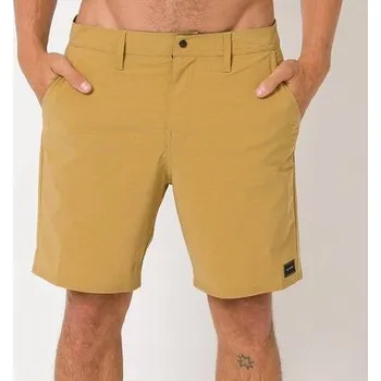 Pánské kraťasy šortky Animal DARWIN TWILL Dijon Brown Marl velikost 34