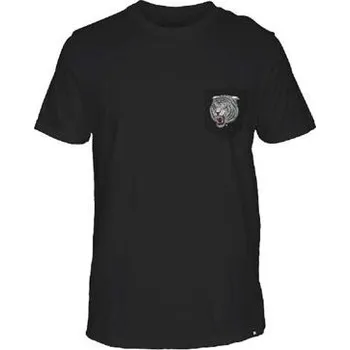 Tričko Hurley HABITAT POCKET Black velikost L