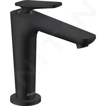 Vodovodní baterie Axor Citterio C Umyvadlová baterie s výpustí, EcoSmart, CoolStart, matná černá, 49040670