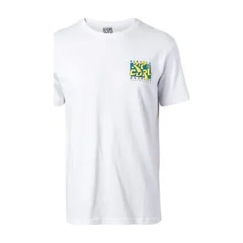 Pánské tričko Tričko Rip Curl LIVE YOUR SEARCH TEE Optical White velikost S