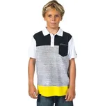 Tričko Rip Curl BRASH STRIPES POLO Black velikost 12