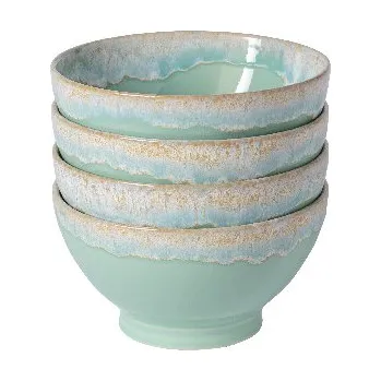 Miska - set 4ks 15cm|0,55L, LATTE BOWLS, Aqua|Costa Nova