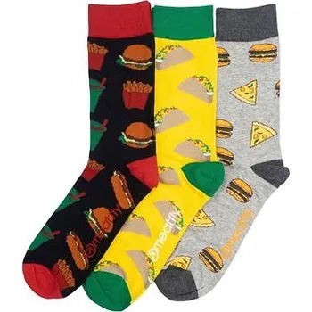 Dámské ponožky Ponožky Meatfly LEXY SOCKS - GIFT PACK Food velikost S/M 39-42