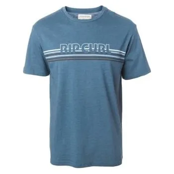 Pánské tričko Tričko Rip Curl THE CALL TEE Indian Teal Mar velikost L