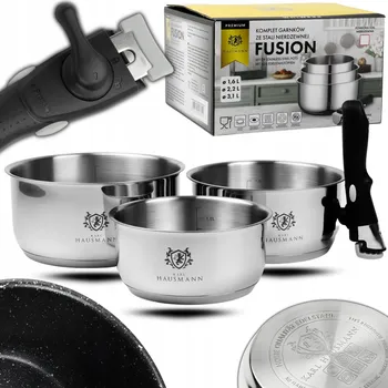 Hrnec Sada hrnců Karl Hausmann FUSION nerezová ocel 4 el.