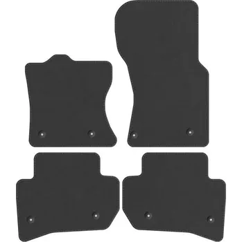 autokoberec JAGUAR F-PACE 16- Velurové autokoberce LUX GRAFIT